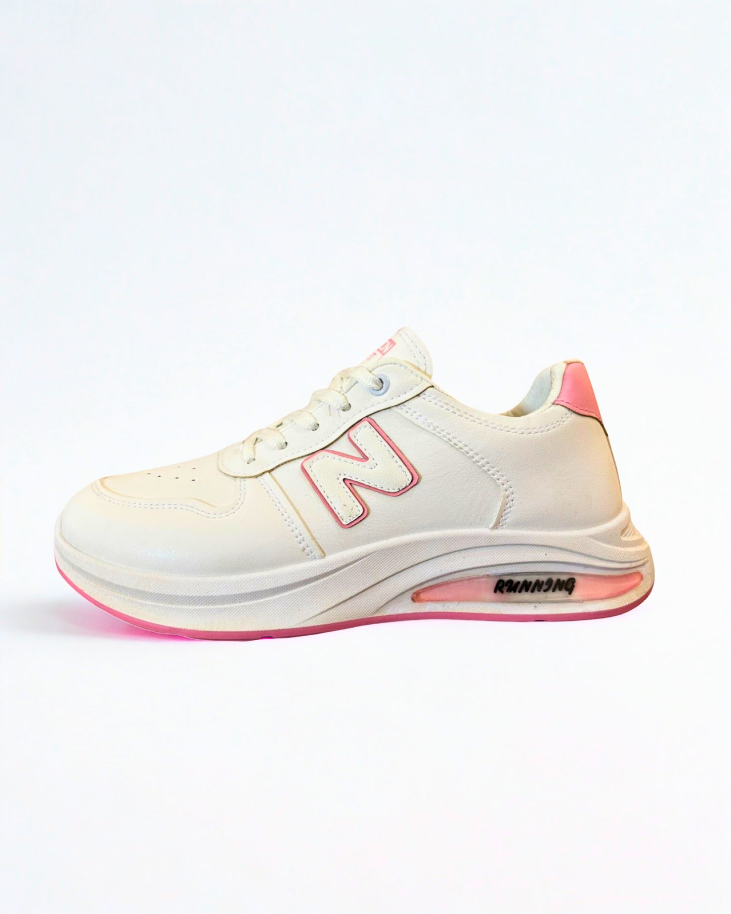 Fashion Lace-Up White Sneakers For Women