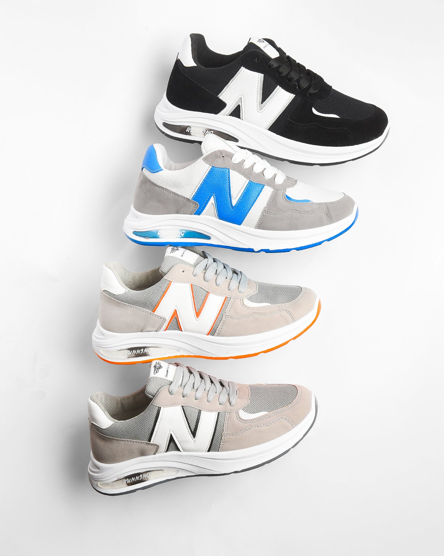 كوتشي رياضي، قماش تريكو متين  ونعل طبي للرجال