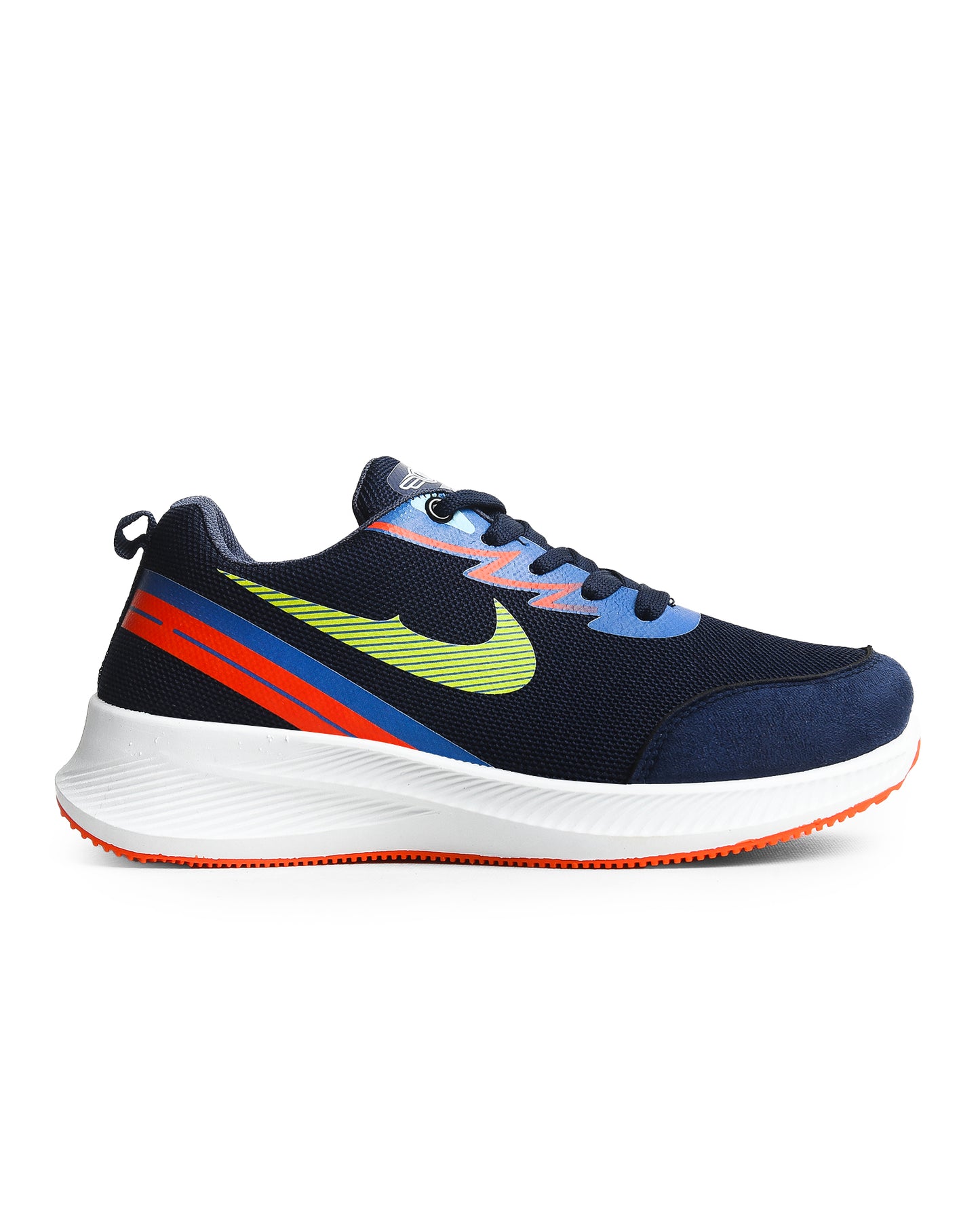 Fashion / Sportive Sneaker from Mixed chamois and textile For Men