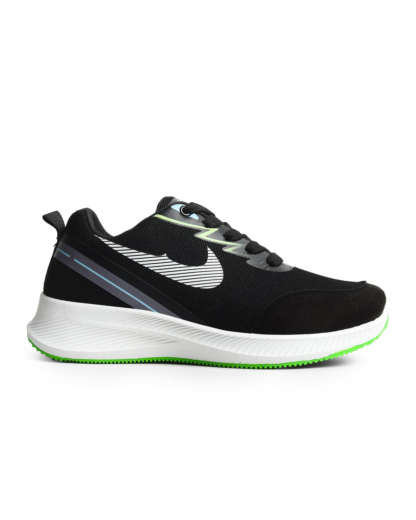 Fashion / Sportive Sneaker from Mixed chamois and textile For Men