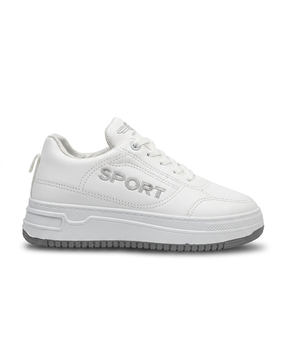 680 - Fashion flat sole sneaker for women
