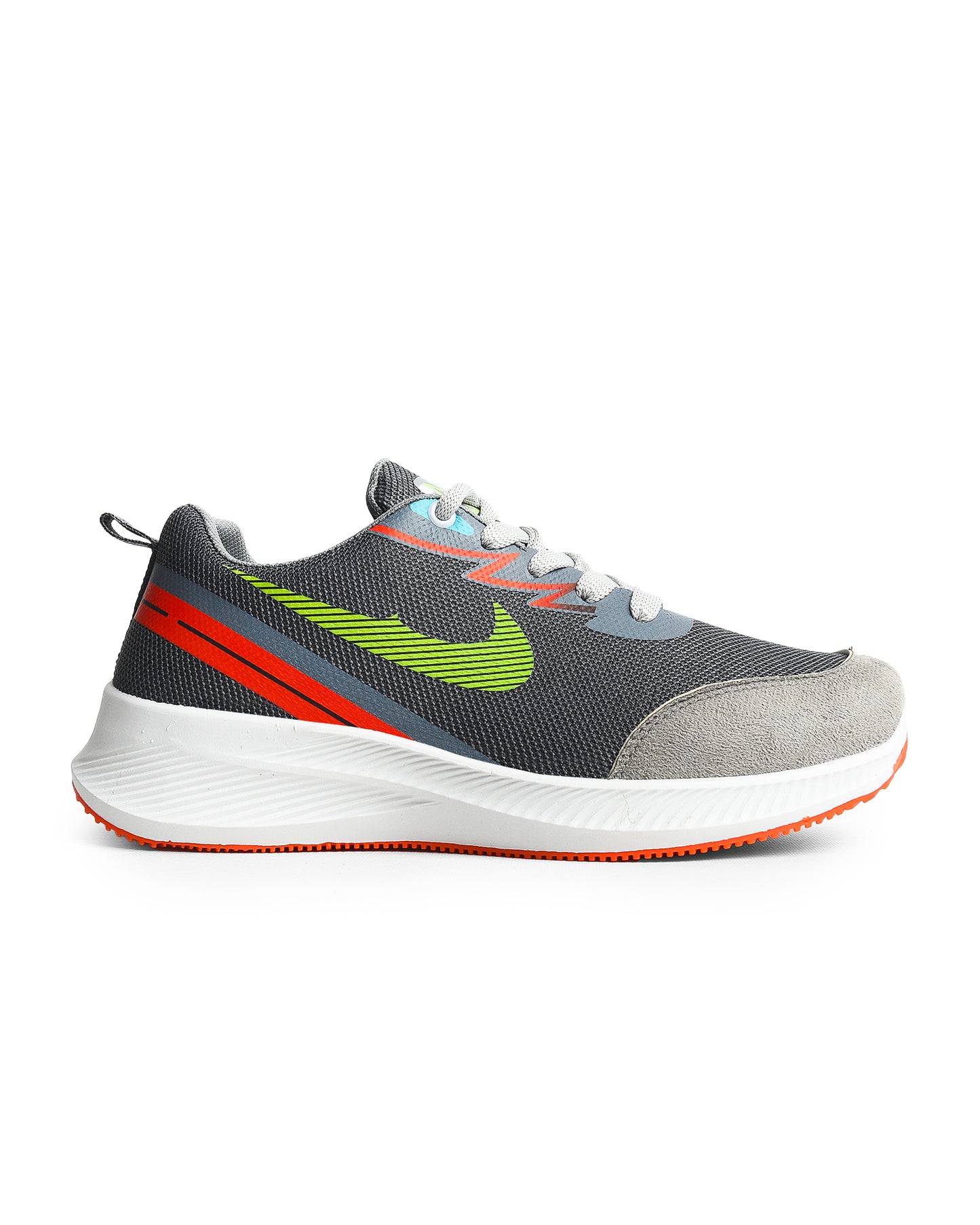 Fashion / Sportive Sneaker from Mixed chamois and textile For Men