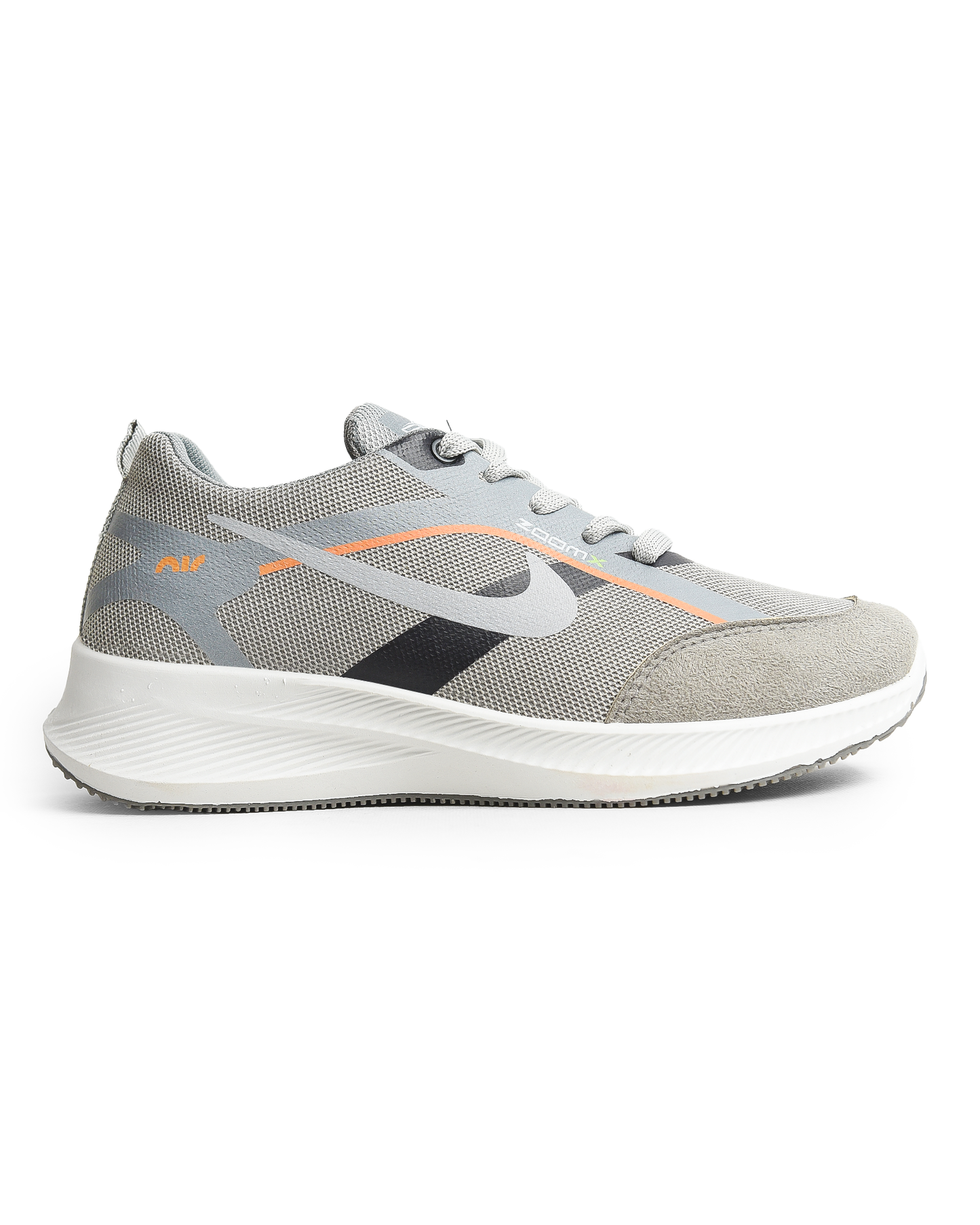 Fashion / Sportive Sneaker from Mixed chamois and textile For Men