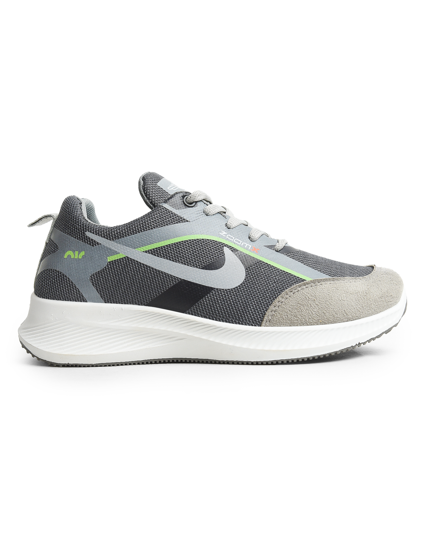 Fashion / Sportive Sneaker from Mixed chamois and textile For Men
