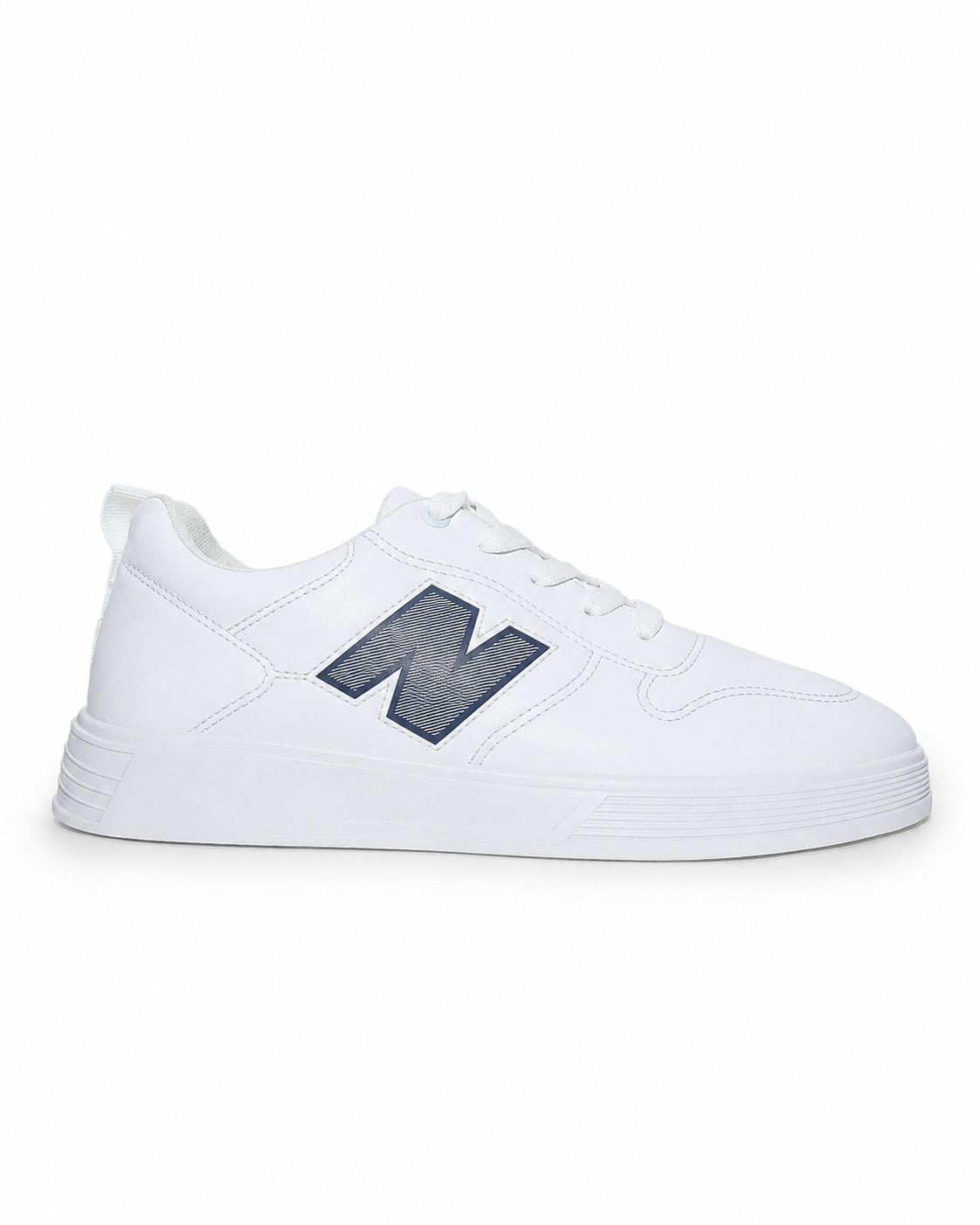772 - Basic Fashion Leather Flat Sneakers For Men