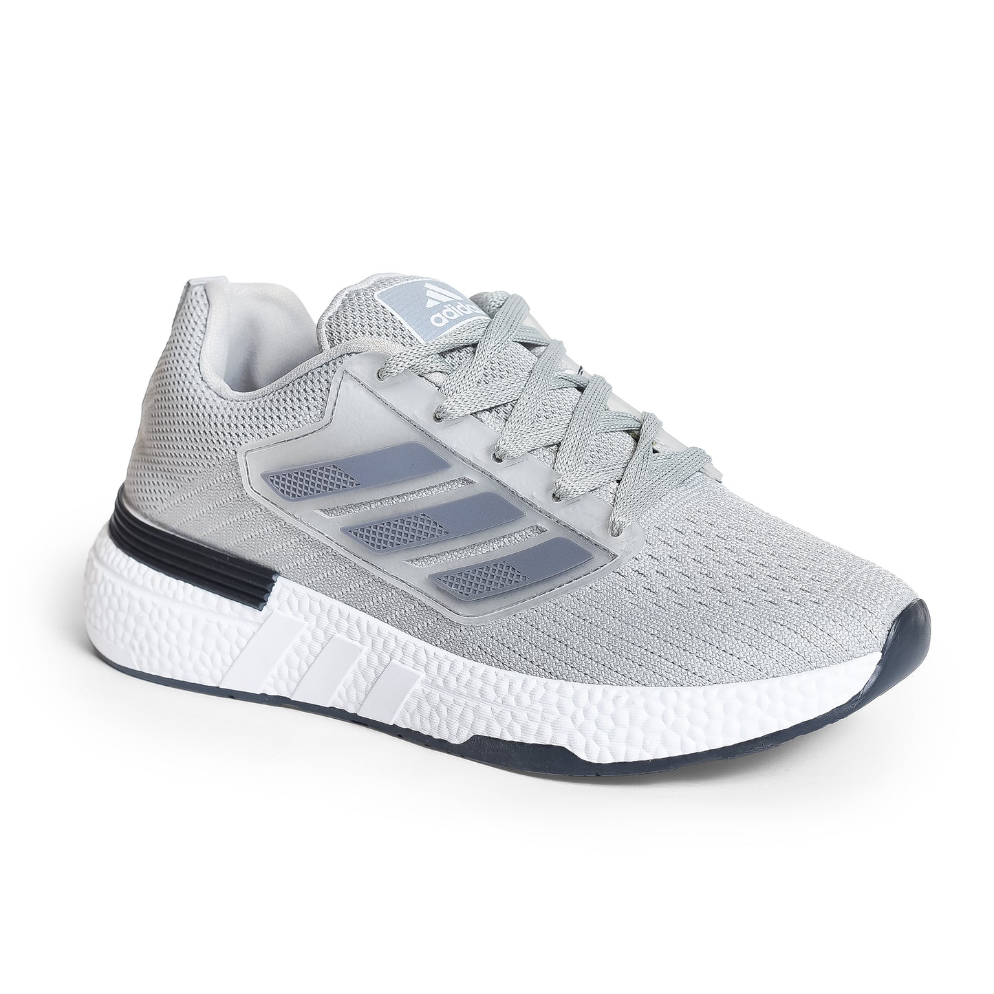 Sportive Lace-up Sneakers From Knit Textile For Men