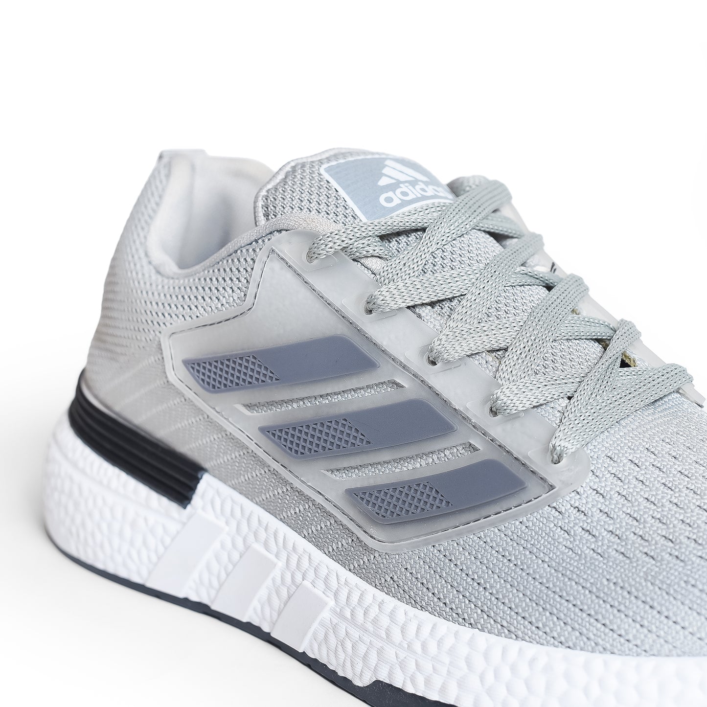 Sportive Lace-up Sneakers From Knit Textile For Men