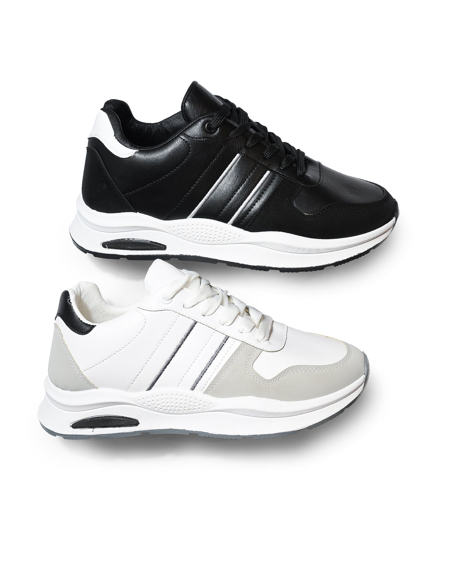 كوتشي فاشون جلد بتصميم بسيط رجالي