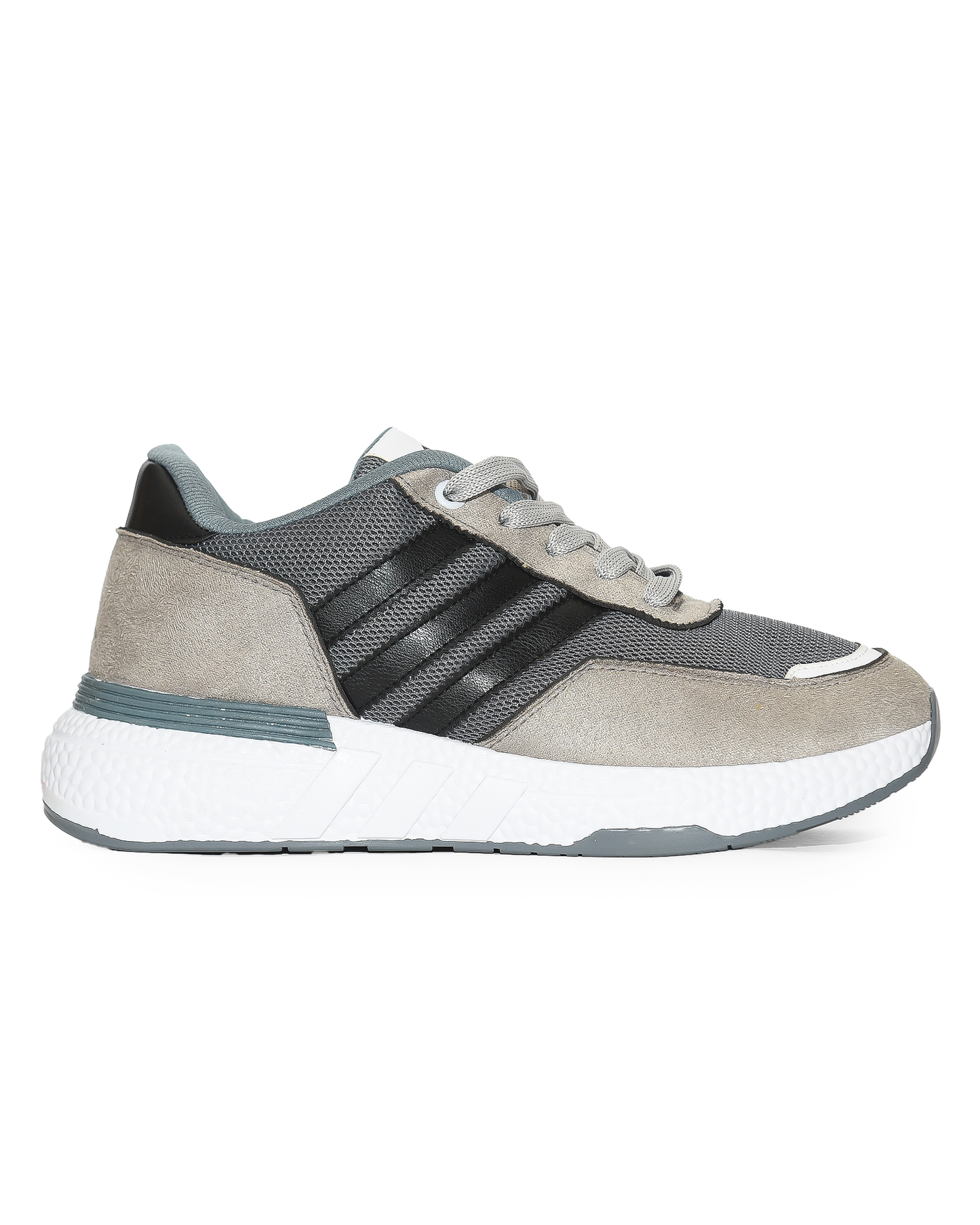 Fashion / Sportive Sneaker from Mixed chamois and textile For Men