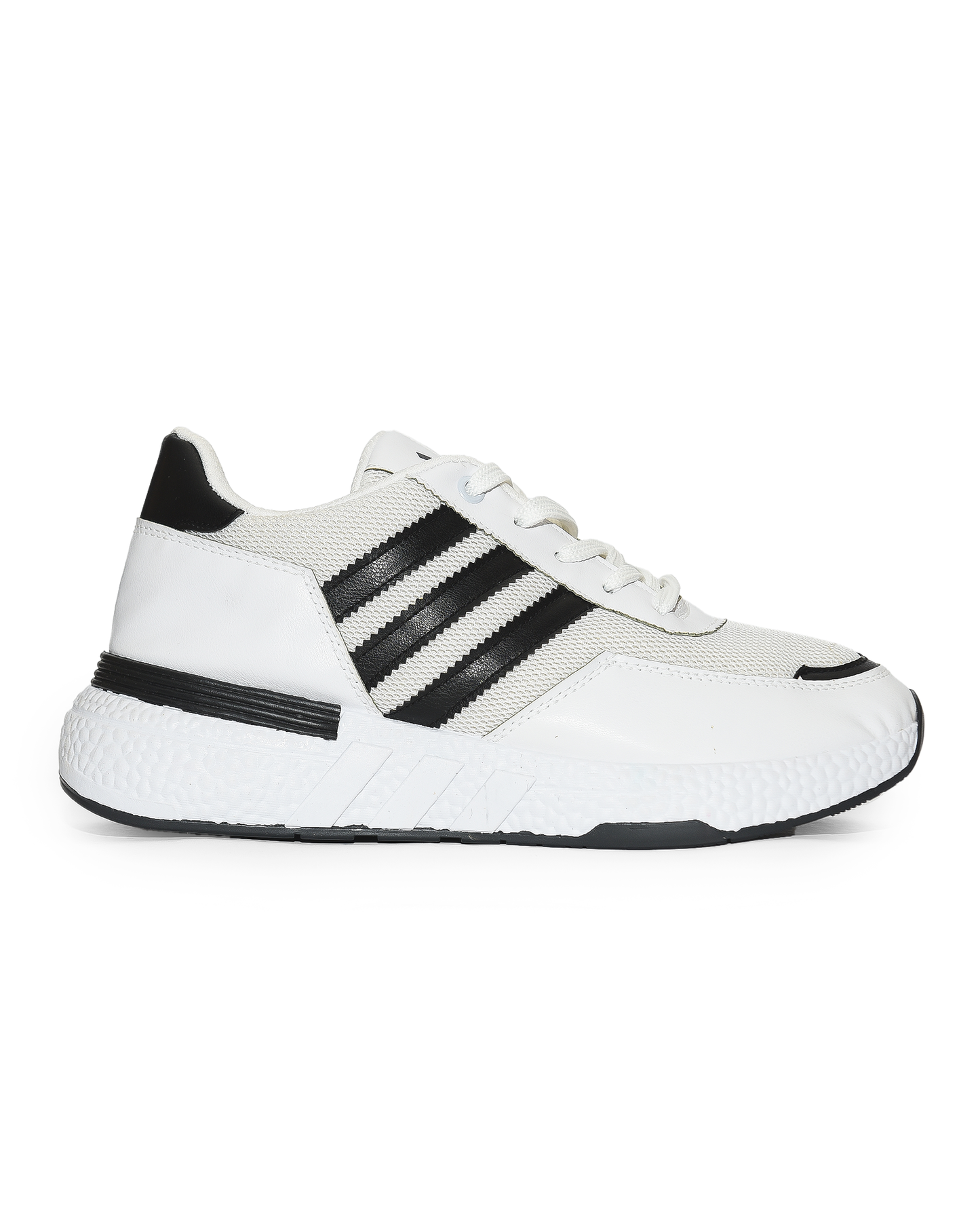 Fashion / Sportive Sneaker from Mixed chamois and textile For Men