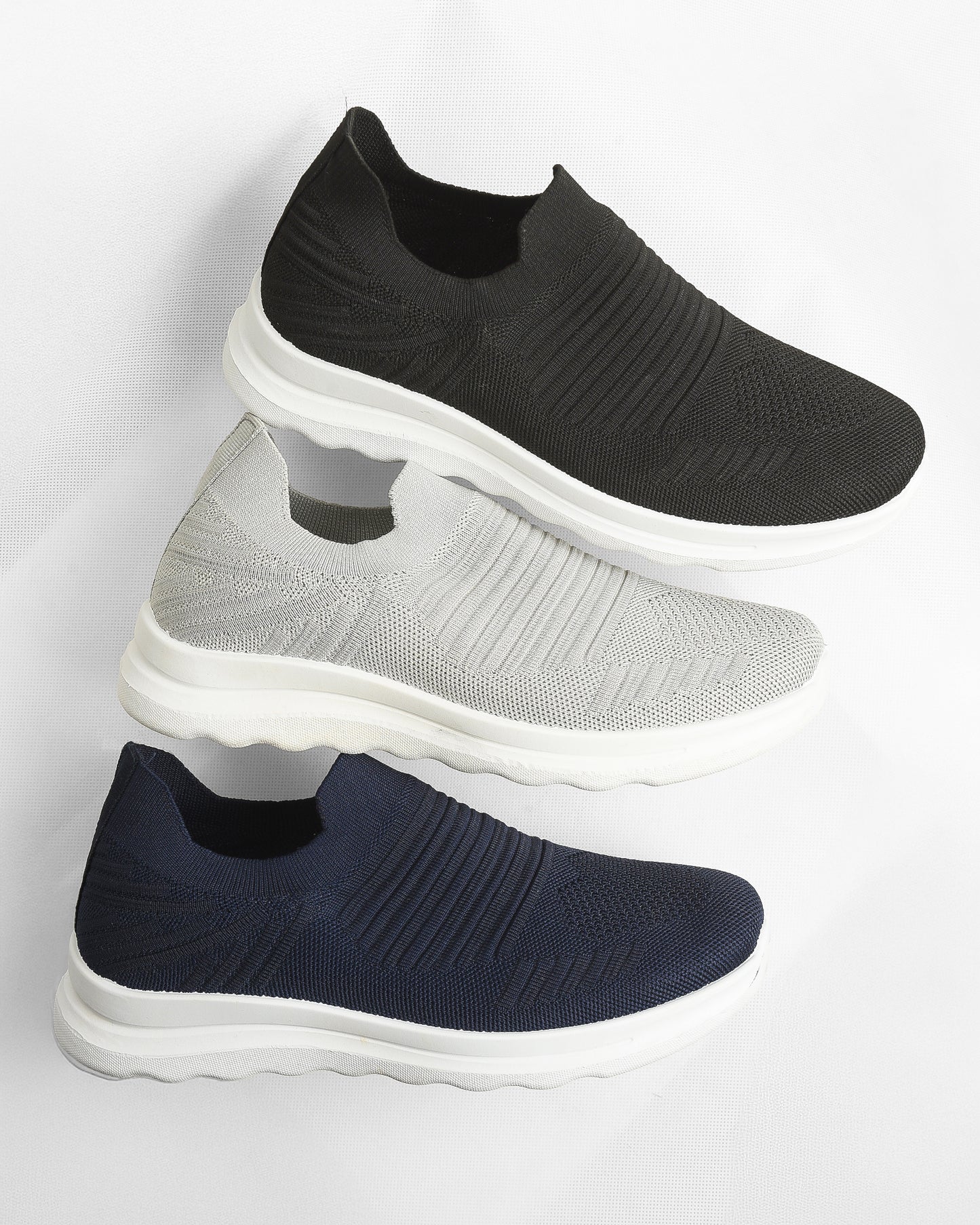 MR303/9 - Sportive Canvas Sock Sneakers For Men