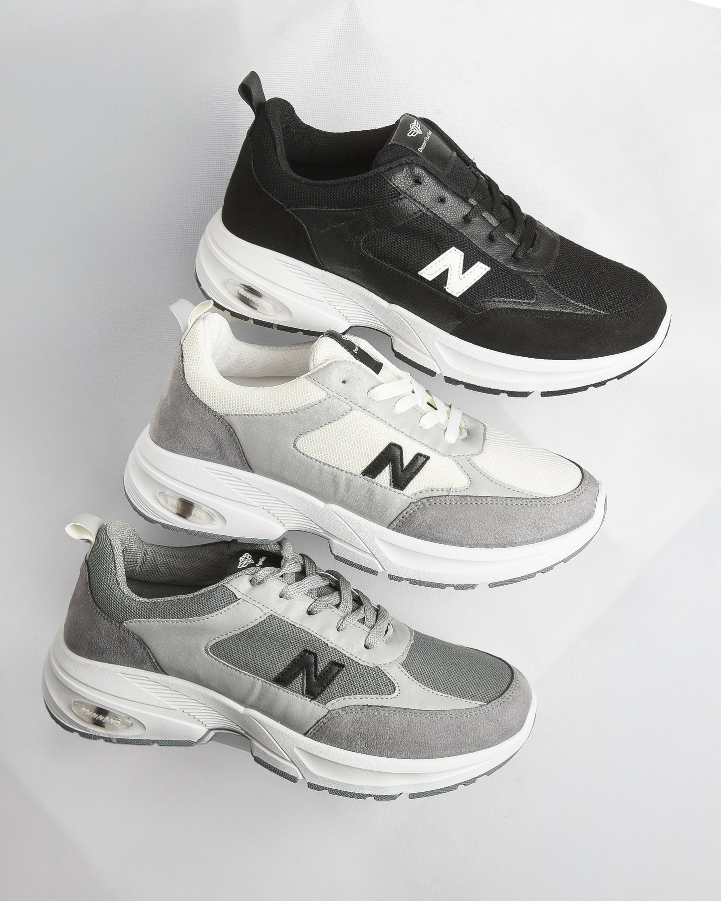 Fashion / Sportive sneaekrs from leather for men