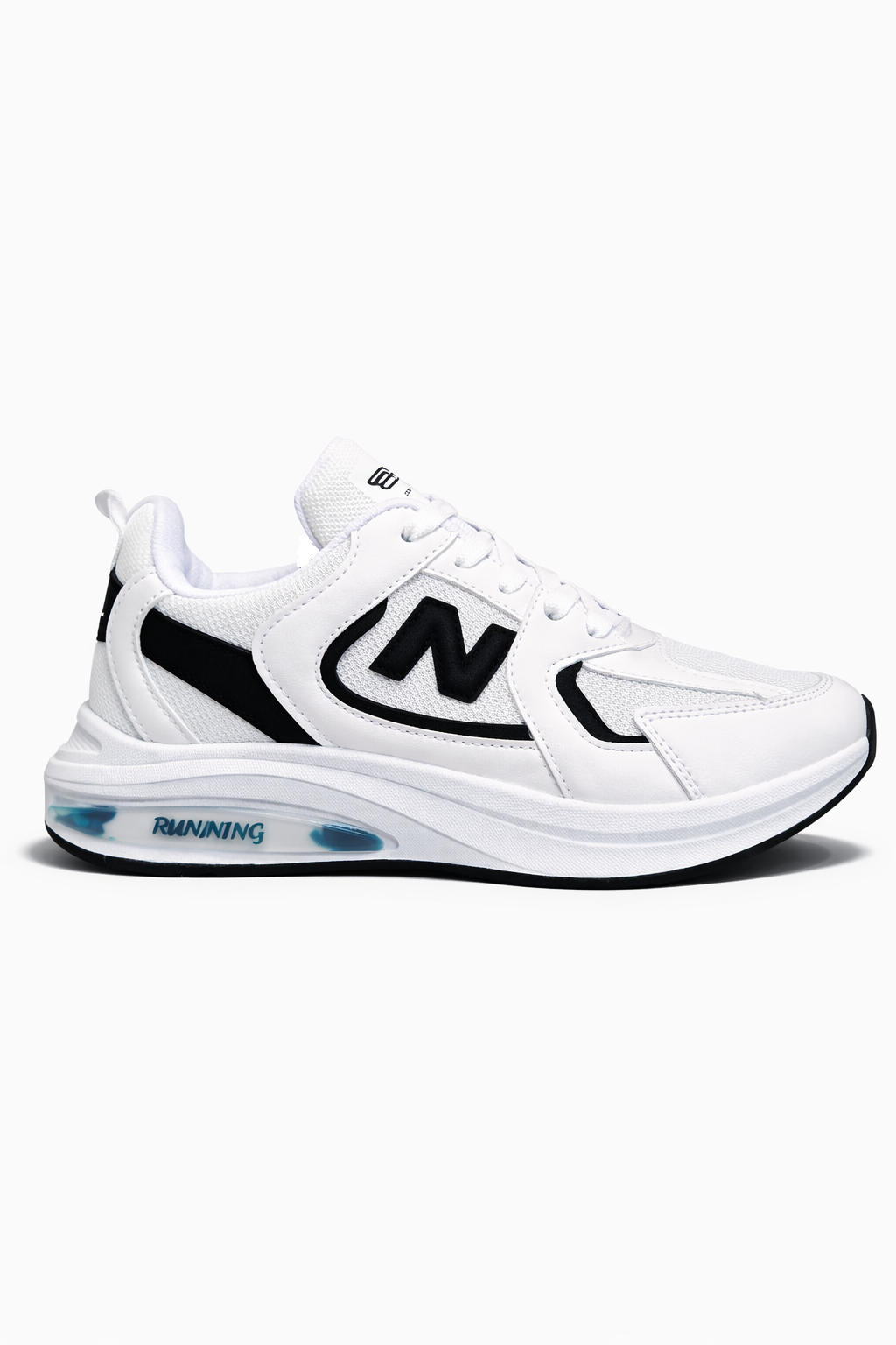 N777 - Sportive Sneakers , From Knit Textile For Women