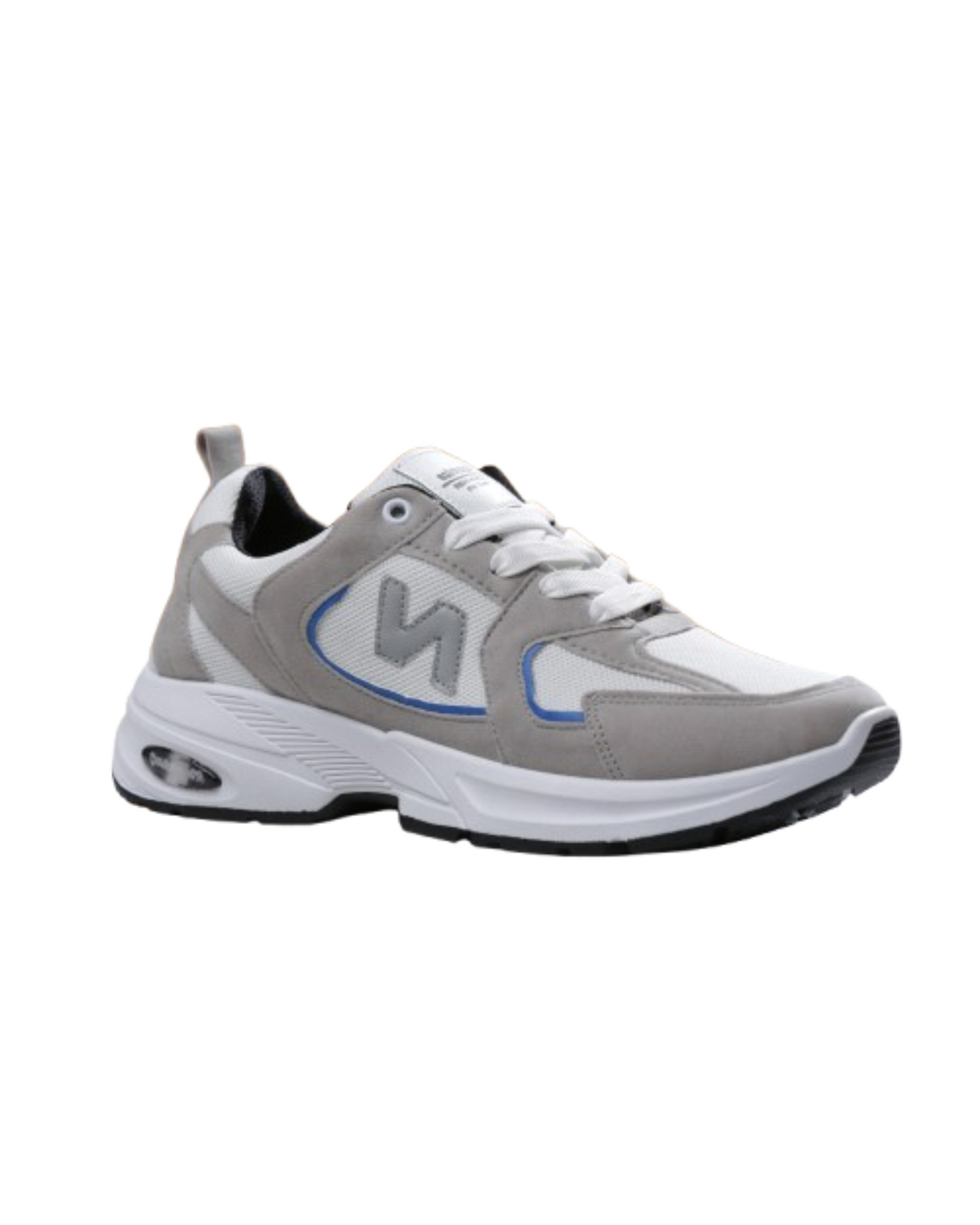 Fashion / Sportive Sneaker from Mixed chamois and textile For Men
