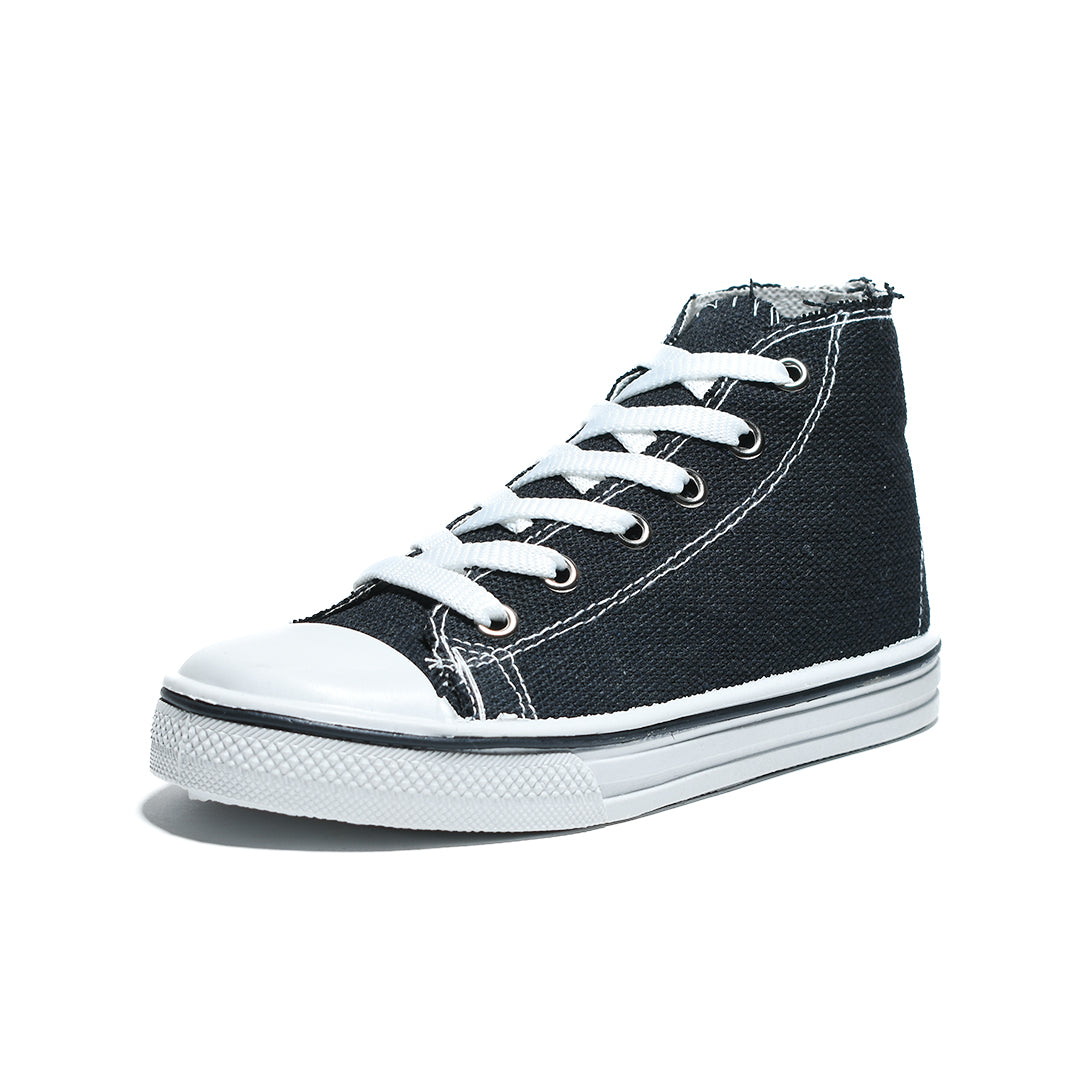 High-Top Basic Knit Sneakers For Kids