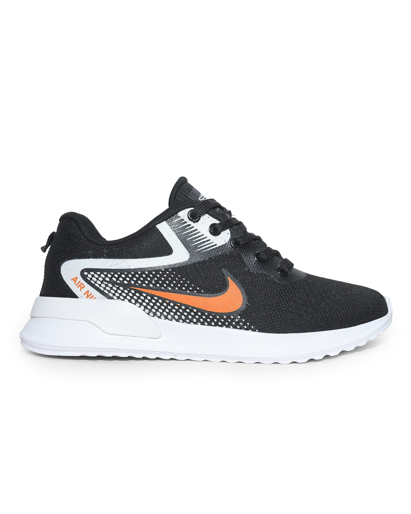 Sportive lightweight sneakers from knit textile for men