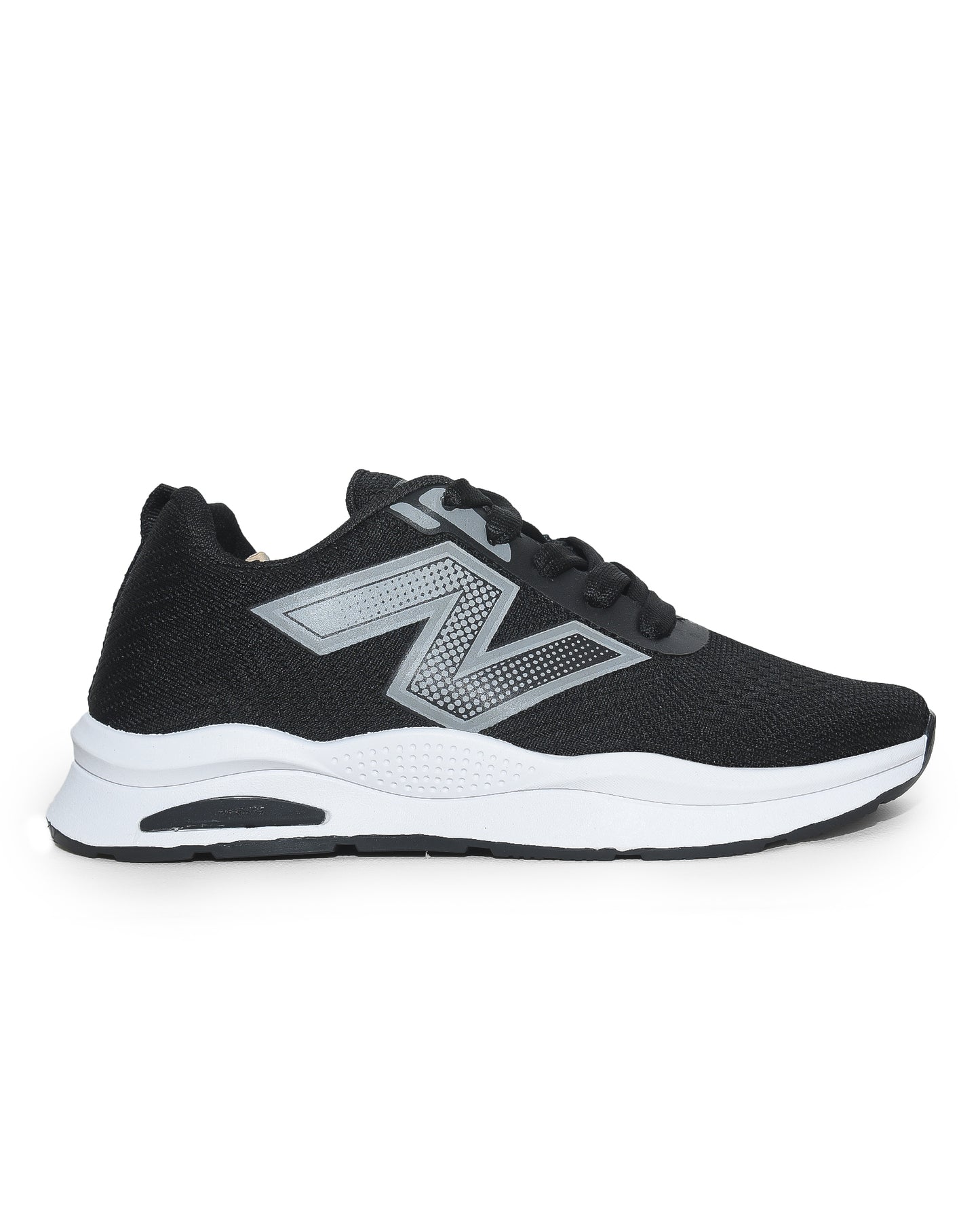 Sportive Lace-up Sneakers From Knit Textile For Men