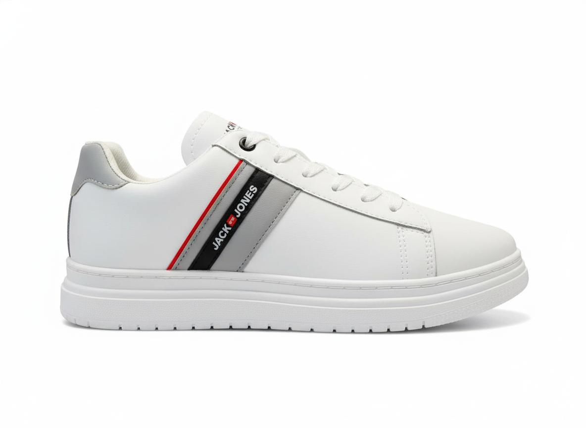 Big Size Basic Lace-up Flat Sneakers For Men