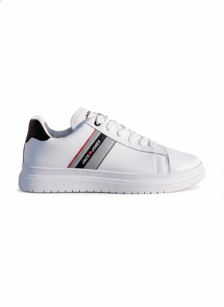 Big Size Basic Lace-up Flat Sneakers For Men
