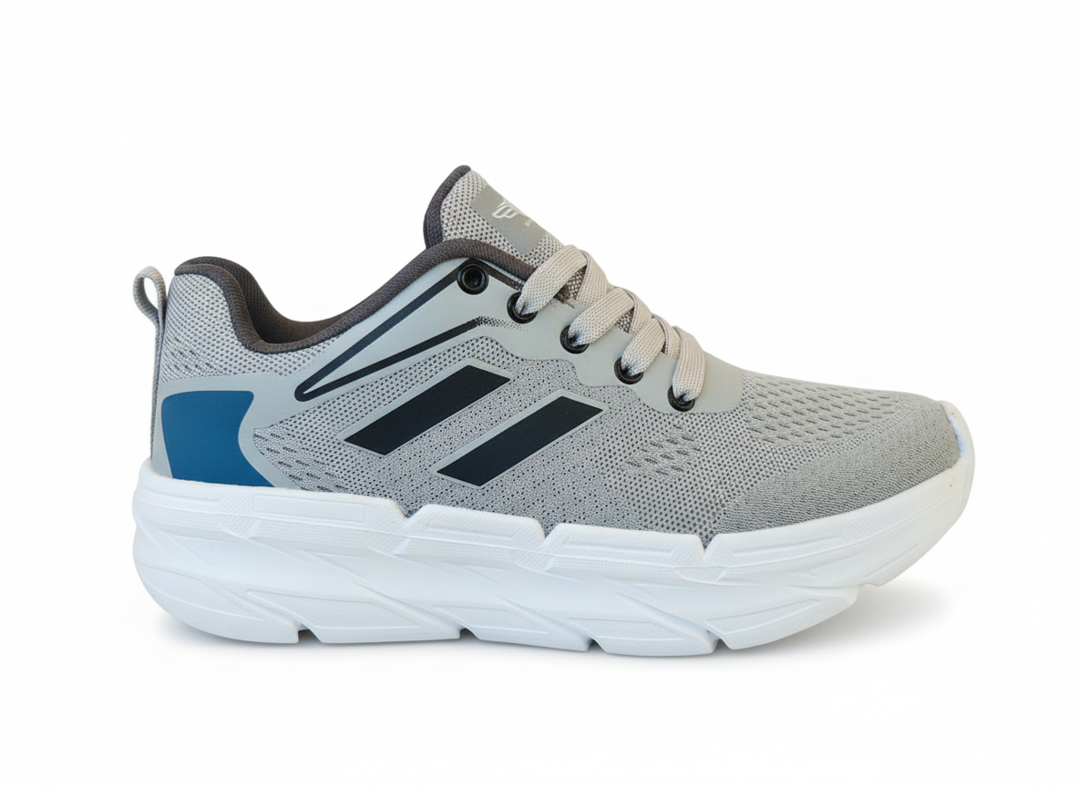 Sportive Light-Weight Lace-up Sneakers For Men