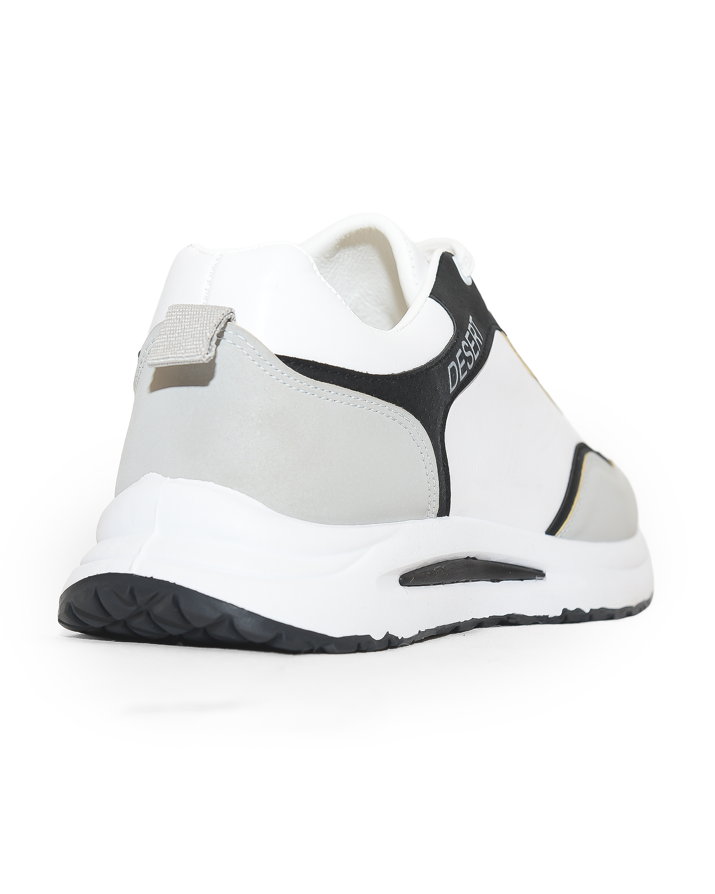 كوتشي فاشون جلد ممزوج بقماش شبكي جيد التهوية للرجال