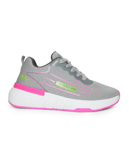 Sportive Sneakers ,  From Knit Textile For Women