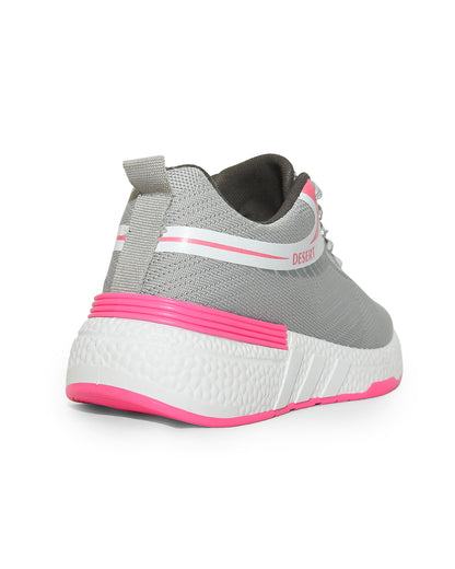 Sportive Sneakers ,  From Knit Textile For Women