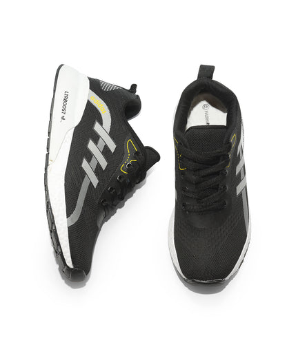 Sportive Comfy Printed Running Shoe Textile For Men