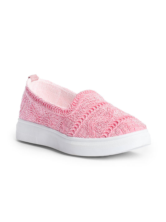 Knitwear slip-on sneakers for women