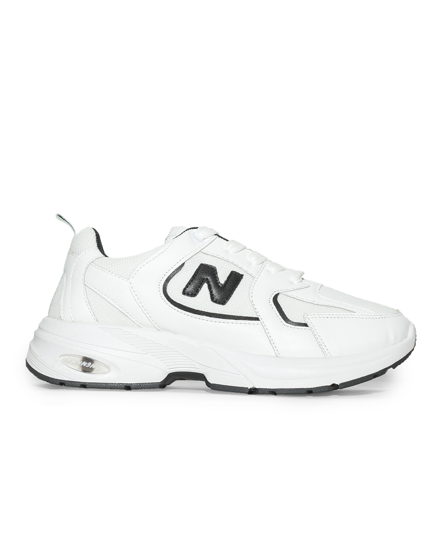 Fashion / Sportive Sneaker from Mixed chamois and textile For Men