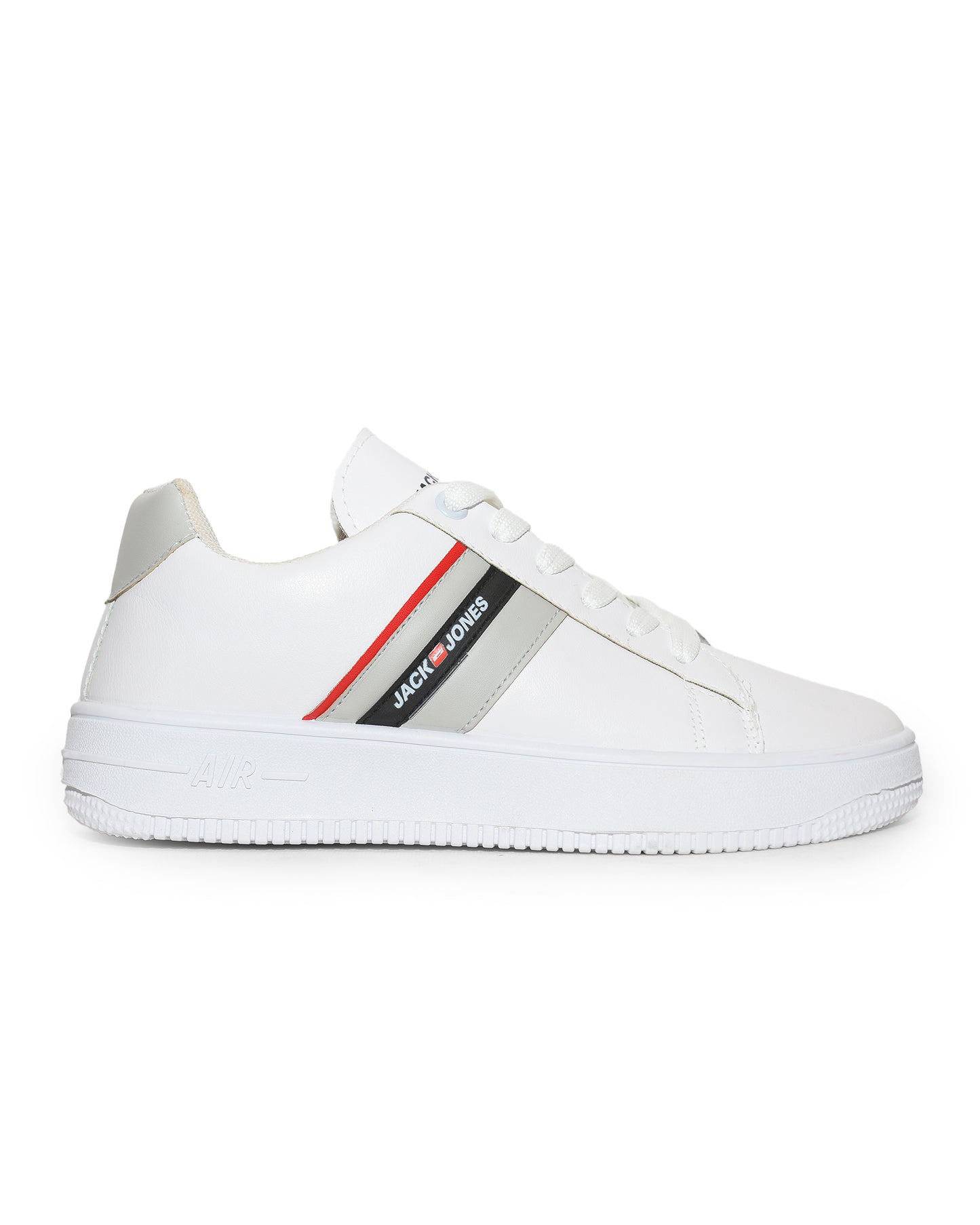 Side Colored flat sneakers for women