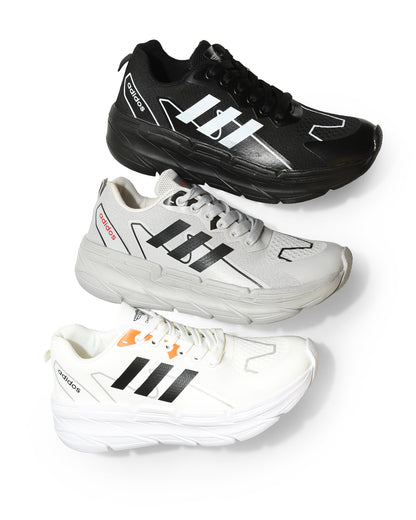 كوتشي رانينج ، خامات مستوردة ، قماش تريكو متين ونعل طبي للرجال