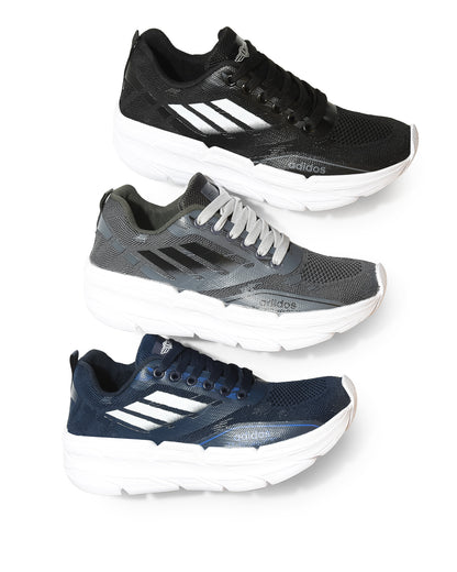 كوتشي رانينج ، خامات مستوردة ، قماش تريكو متين ونعل طبي للرجال