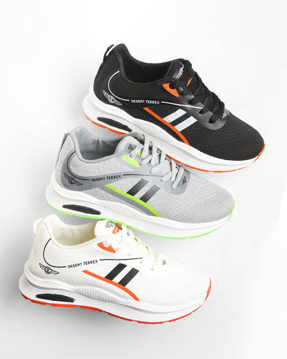 Sportive Lace-up Sneakers For Men