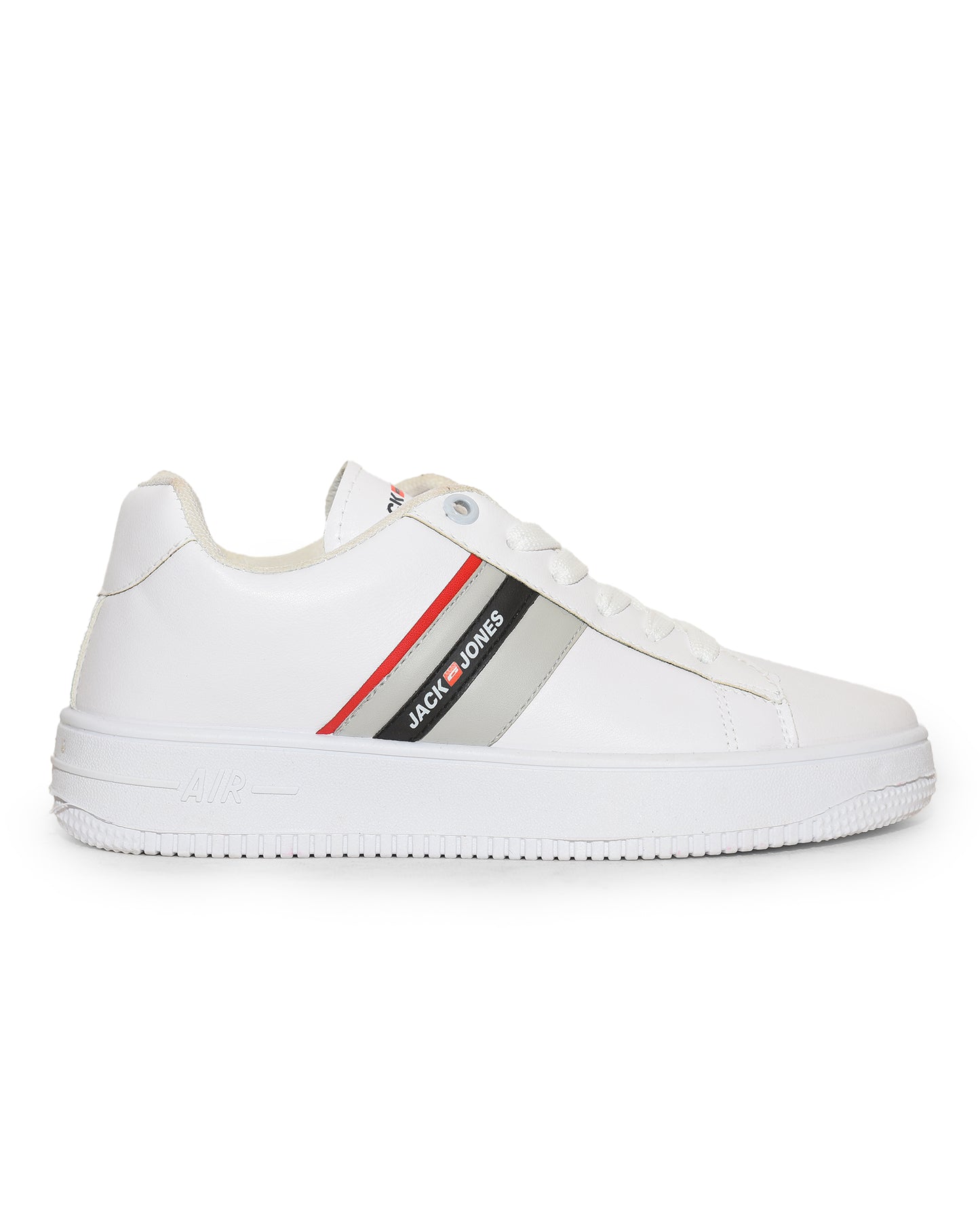 Side Colored flat sneakers for women