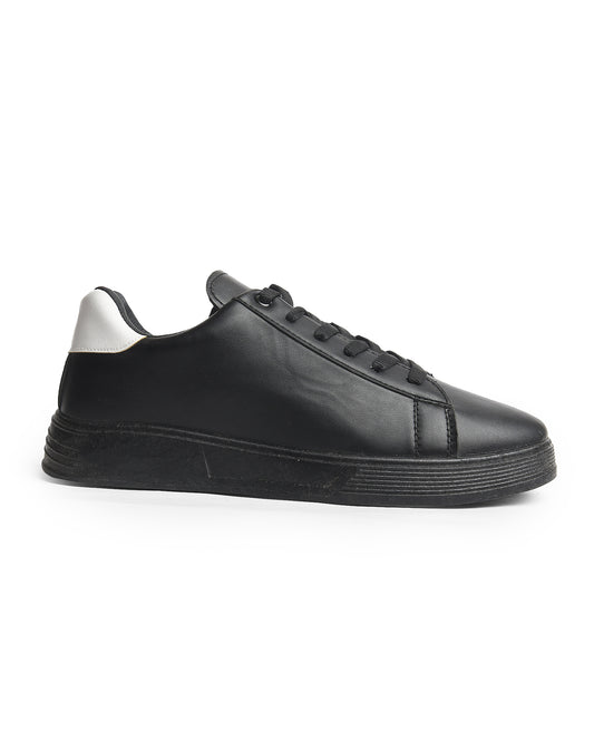 Basic Fashion Leather Flat Sneakers For Men