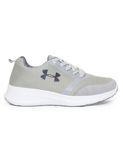 7229 - Fashion / Sportive Sneaker from Mixed chamois and textile For Men