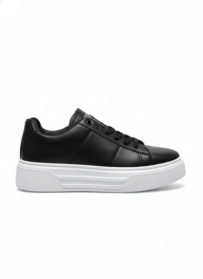 3037 - Side Colored flat sneakers for women