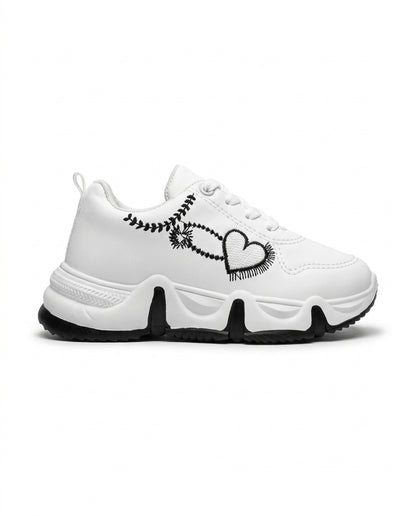 456 - Fashion Velcro Flat Sneaker For Kids