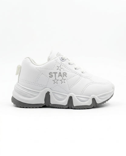 462 - Fashion Velcro Flat Sneaker For Kids