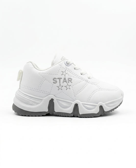 462 - Fashion Velcro Flat Sneaker For Kids