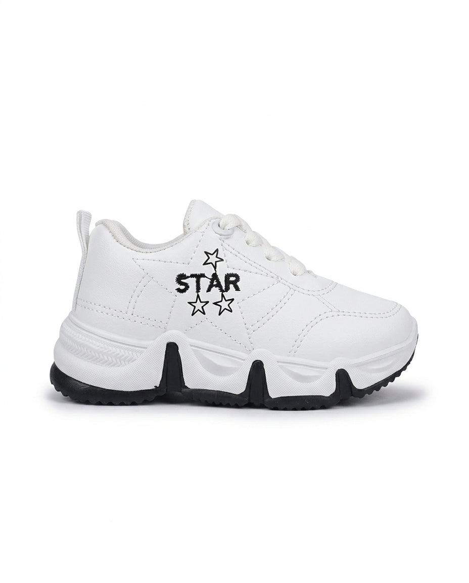 462 - Fashion Velcro Flat Sneaker For Kids