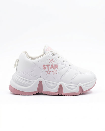 462 - Fashion Velcro Flat Sneaker For Kids