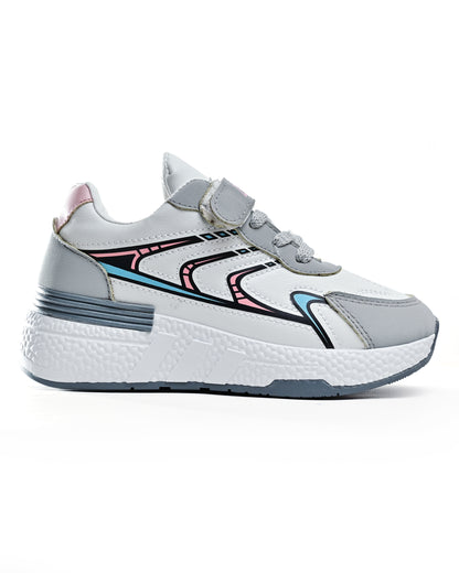 5870 - Sportive Sneaker , Exported material , Lether For Kids