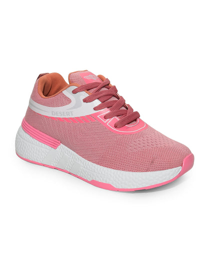 Sportive Sneakers ,  From Knit Textile For Women
