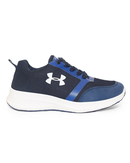 7229 - Fashion / Sportive Sneaker from Mixed chamois and textile For Men