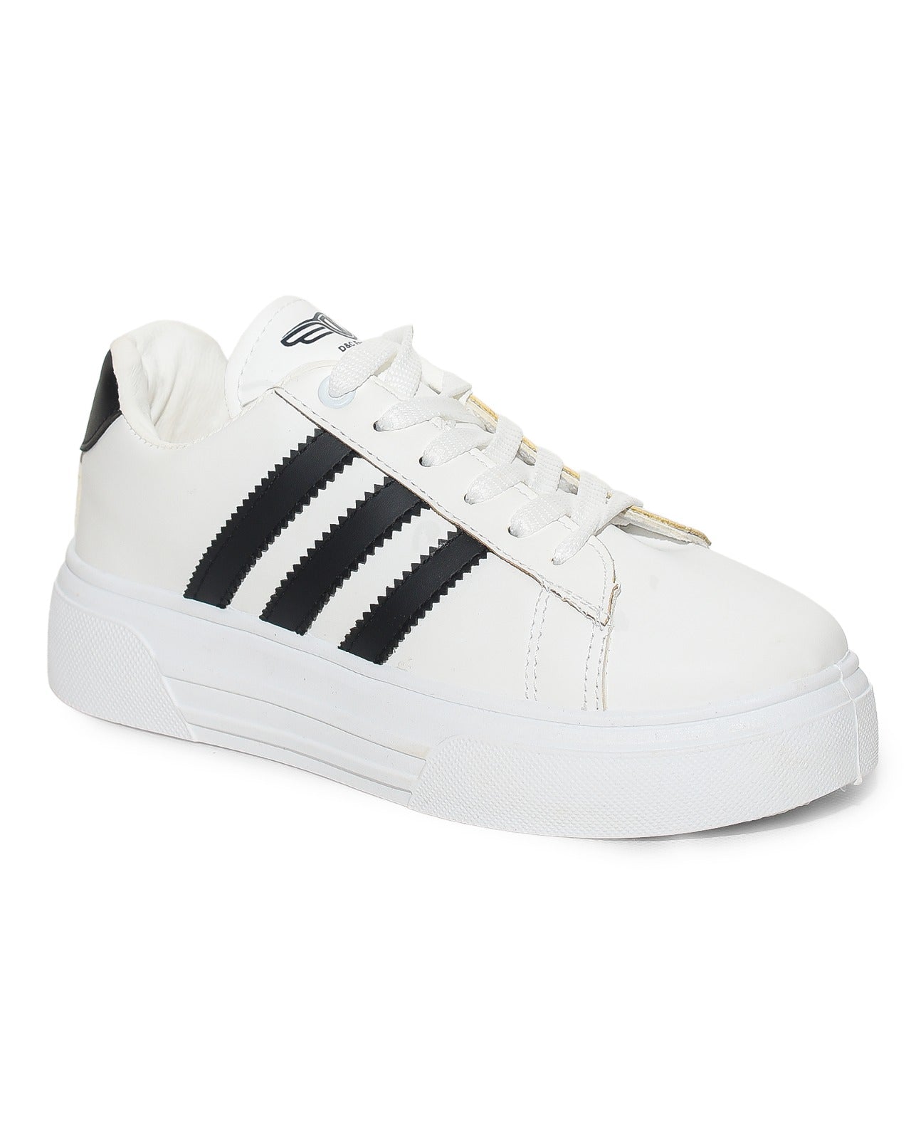 6026 - Side Colored flat sneakers for women