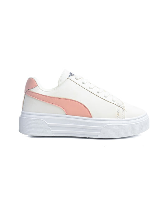 6036 - Side Colored flat sneakers for women