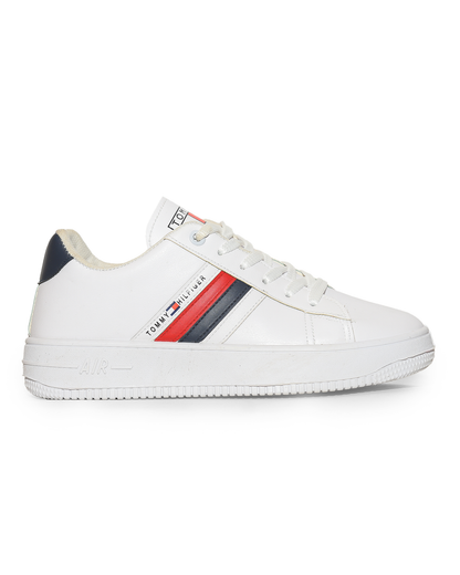 Side Colored flat sneakers for women