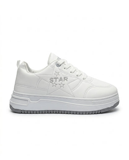 662 - Fashion flat sole sneaker for women